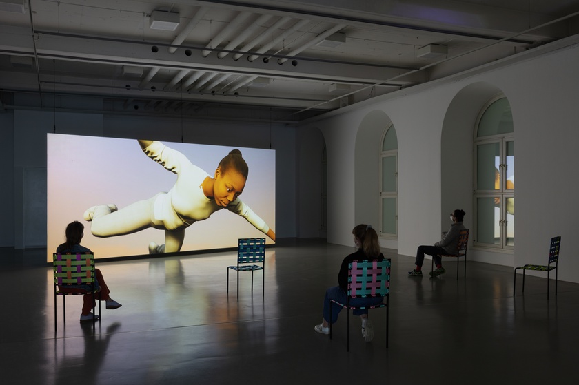 Installation view, Aphrodite’s Beasts, Fridericianum, Kassel, 2021. © Martine Syms, documenta, and Museum Fridericianum gGmbH 