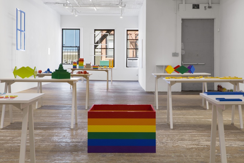 Installation View, Christopher Knowles: The Rainbow Lego Show, March 20 - May 10, 2025 