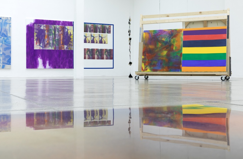 Installation view, Rochelle Feinstein, The Today Show, Secession, Vienna, Austria, June 12 - February 2, 2025