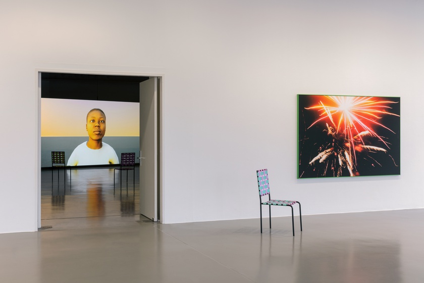 Installation view, Aphrodite’s Beasts, Fridericianum, Kassel, 2021. © Martine Syms, documenta, and Museum Fridericianum gGmbH 