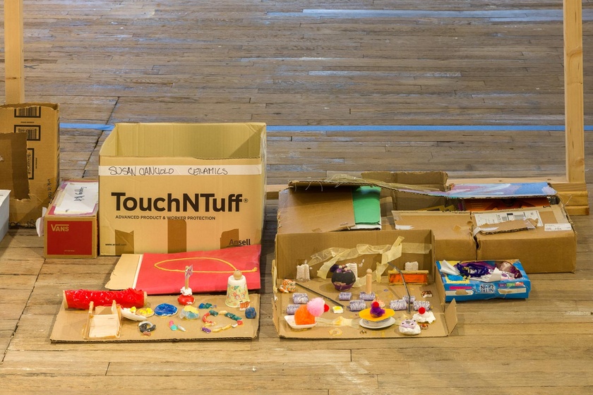 Installation View - RUN LIBRARY (detail), 2016-2017