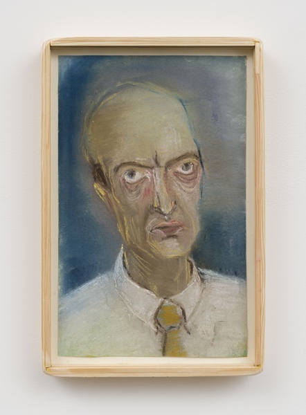 Pastel on paper, artist's pine frame, 13.87 x 8.7, 14.4 x 10.2 (framed)