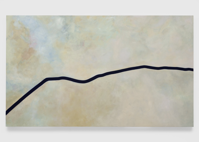 Untitled, 2024. Oil on canvas, 59.1 × 99.4 × 2 in. (150.11 × 252.48 × 5.08 cm)