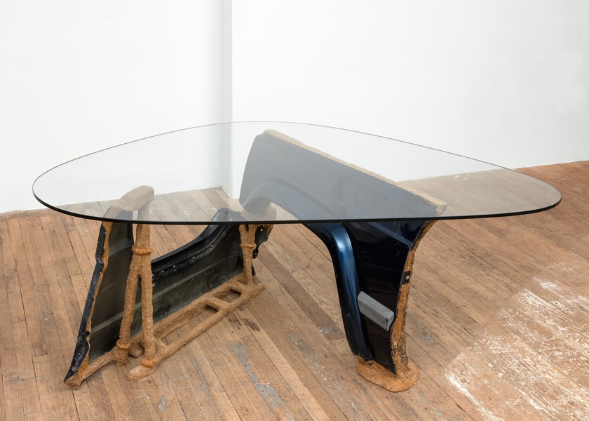 Mind At the Rodeo (XJ Fender Table Noguchi Knockoff #2), 2016
