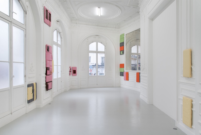 Installation View, none of the beauty of the landscape can reach her pupils anymore, High Art, Paris, October 19 -February 12, 2017
