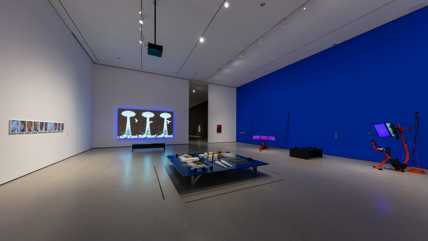 Installation view, New Order: Art and Technology in the Twenty-First Century at The Museum of Modern Art, New York, March 17 – June 15, 2019