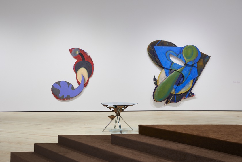 Installation view, Wild Life: Elizabeth Murray and Jessi Reaves, Contemporary Arts Museum Houston, Texas, January 21 -May 16, 2021 