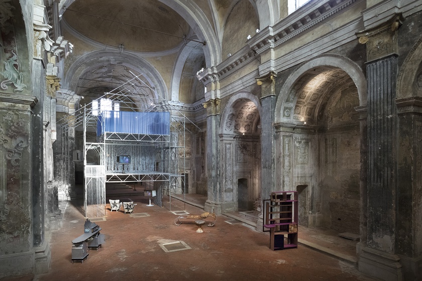 Installation view, Above the cold, San Carlo Cremona