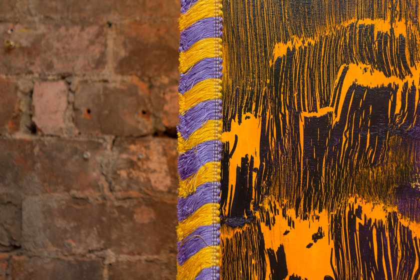 Scab Diagram (Traditional Object) (detail), 2020 