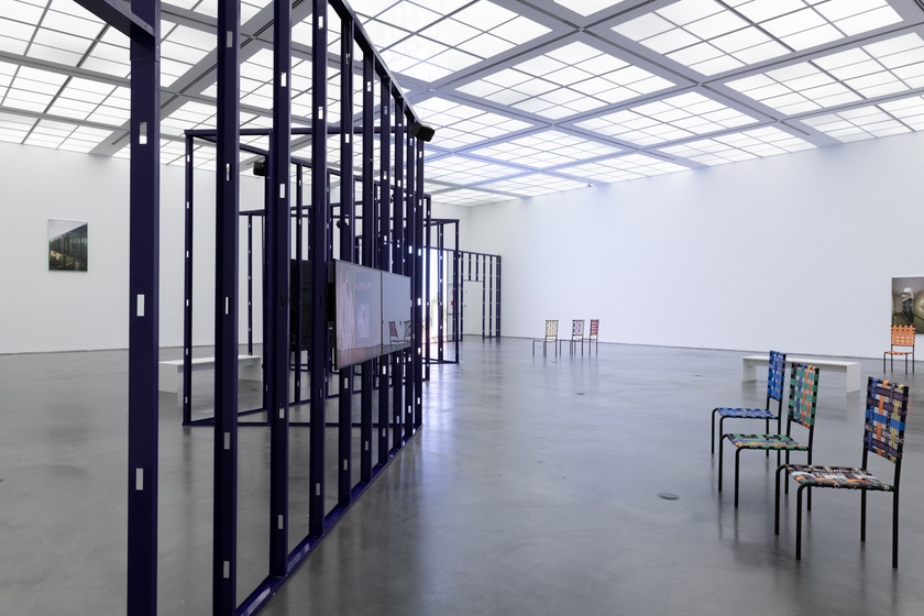 Installation view, Martine Syms: She Mad Season One, MCAChicago, July 2, 2022 – February 12, 2023