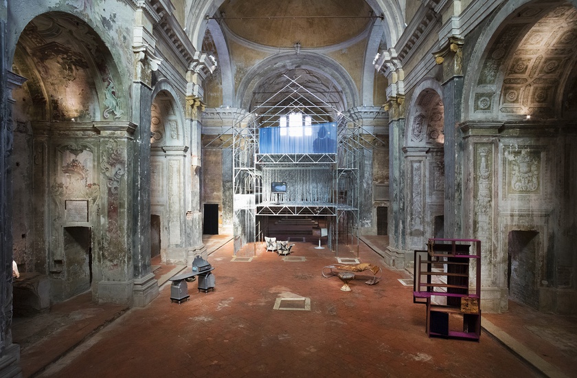 Installation view, Above the cold, San Carlo Cremona