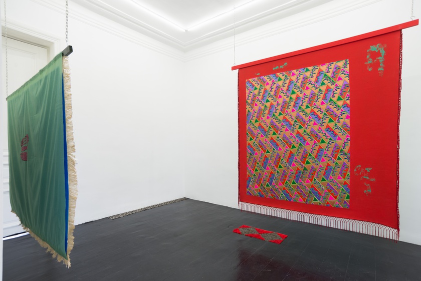 Installation view, Polyphonic Shadow Cloth, LC Queisser, Tbilisi, October 14, 2018 – January 12, 2019