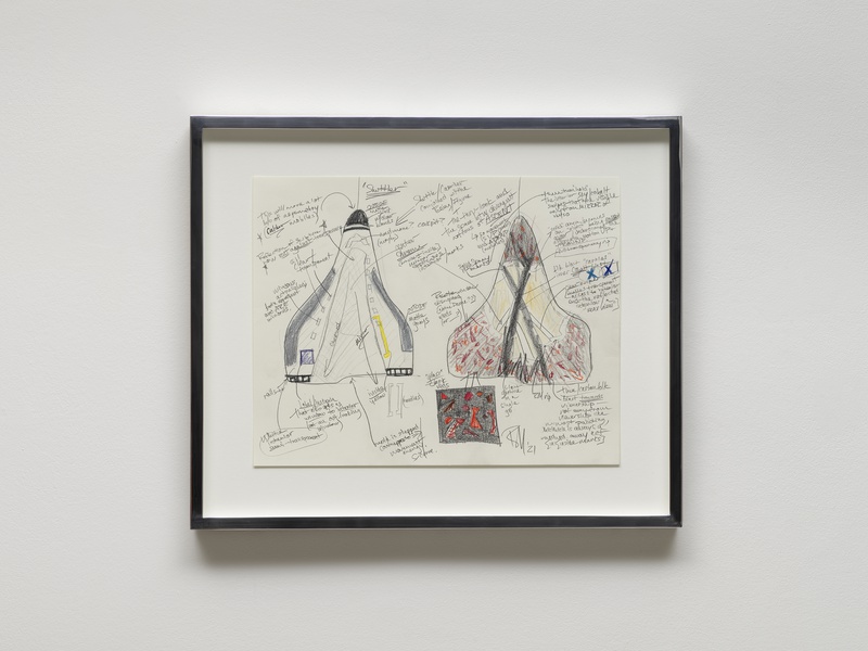 Ragen Moss, Untitled (study for Shuttler), 2021