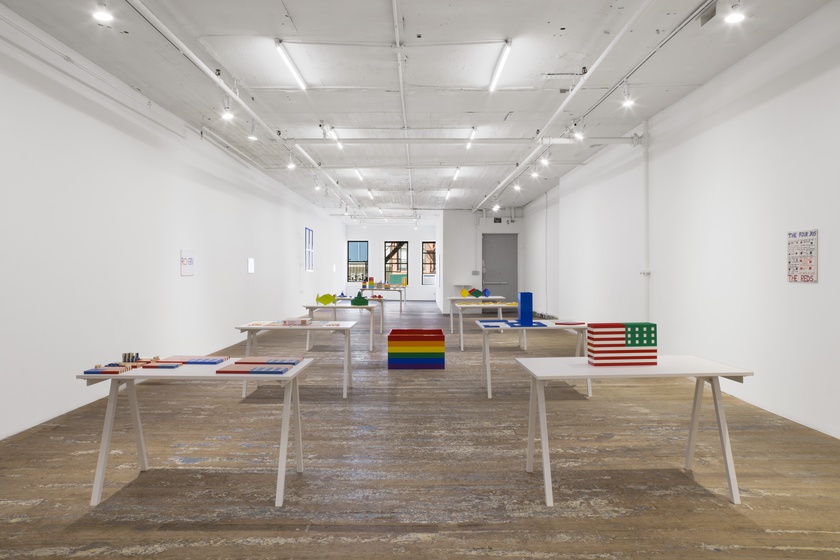 Installation View, Christopher Knowles: The Rainbow Lego Show, March 20 - May 10, 2025 