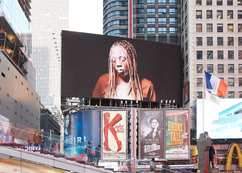Installation View, Commercial Break, Public Art Fund, New York