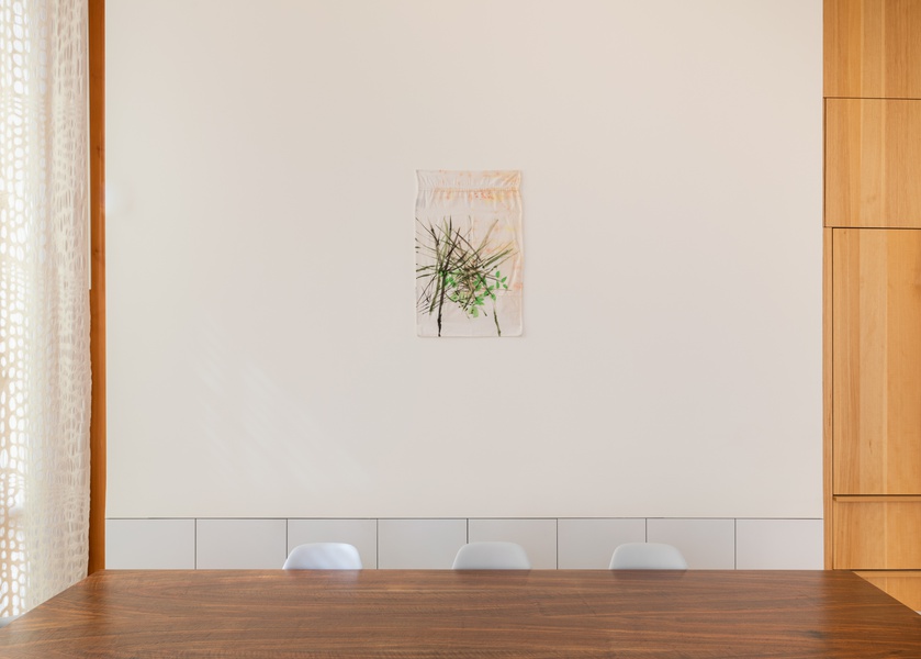 Installation view, PRAYER ROOM, HEALING STAtion, lumber room, Portland, July 10 - September 25, 2021.