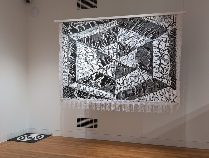 Installation view, Matrix 192 / Spinning Echo, Wadsworth Atheneum Museum of Art, Hartford, Connecticut, June 2 - September 3, 2023