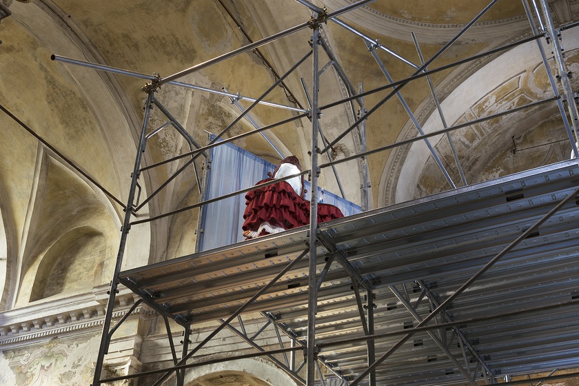 Installation view, Above the cold, San Carlo Cremona
