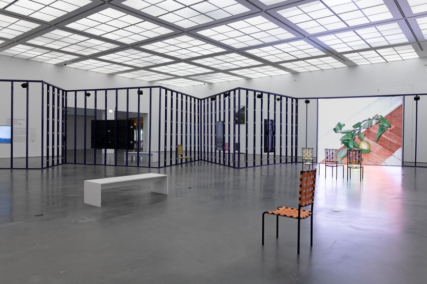 Installation view, Martine Syms: She Mad Season One, MCAChicago, July 2, 2022 – February 12, 2023