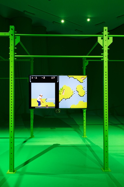 Installation view, Martine Syms, Neural Swamp, Fondazione Sandretto Re Rebaudengo, Turin, November 5, 2021 - January 30, 2022