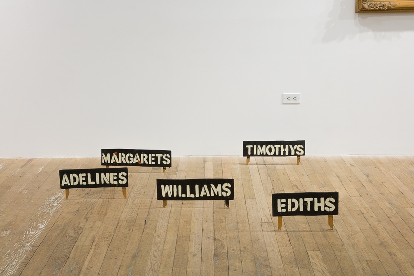 Rosemary Mayer, Snow People, 1979, Installation Detail