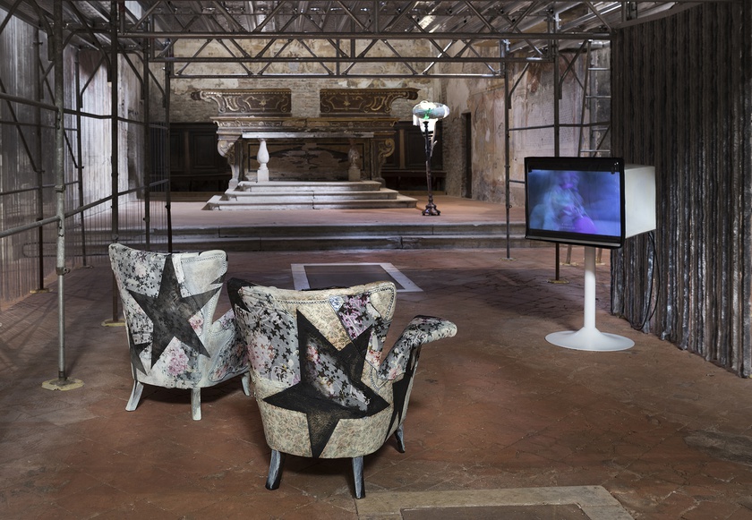 Installation view, Above the cold, San Carlo Cremona