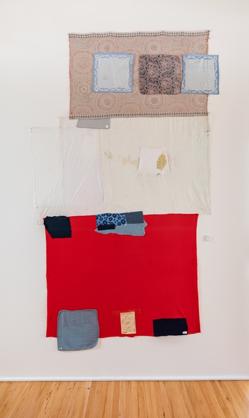 Installation view, PRAYER ROOM, HEALING STAtion, lumber room, Portland, July 10 - September 25, 2021.