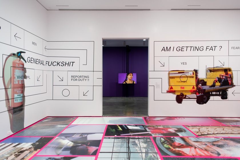 Installation view, Martine Syms: Grio College, Hessel Museum of Art at Bard, June 25 - November 27, 2022