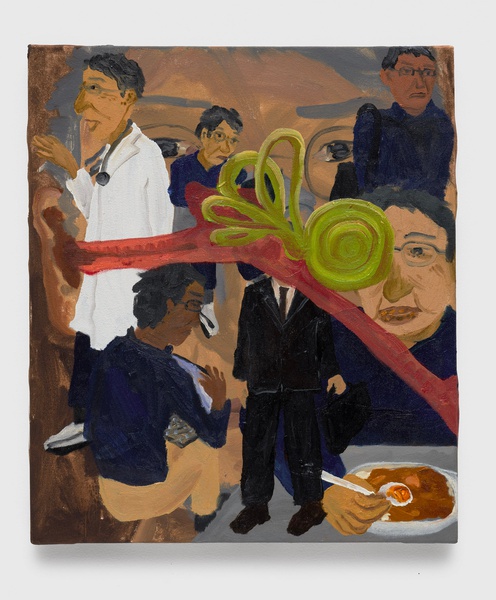 Good things coming soon #2, 2025, Oil on canvas, 20.8 × 18 in. (52.83 × 45.72 cm)