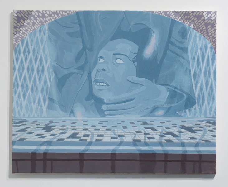 Underground (Revelation), 2024 Oil on canvas, 31 ½ × 39 ⅜ in. (80 × 100 cm)