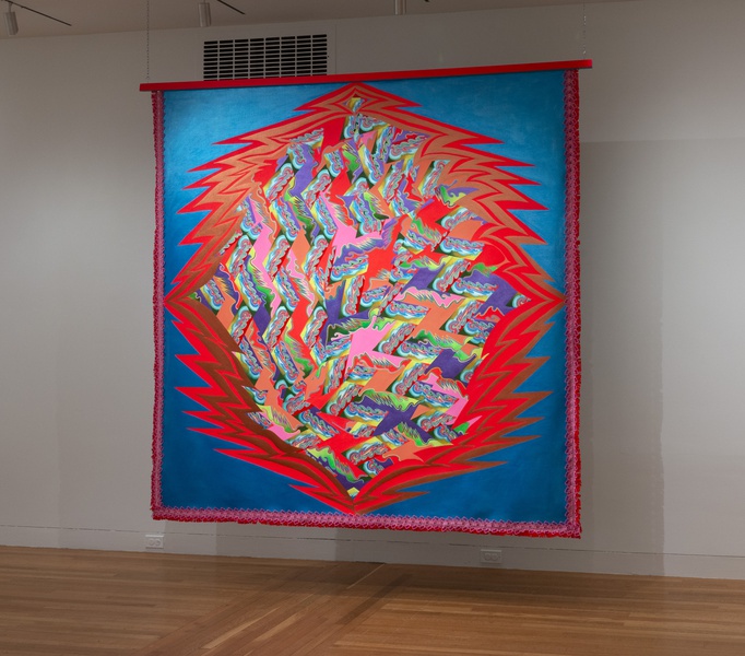 Installation view, Matrix 192 / Spinning Echo, Wadsworth Atheneum Museum of Art, Hartford, Connecticut, June 2 - September 3, 2023