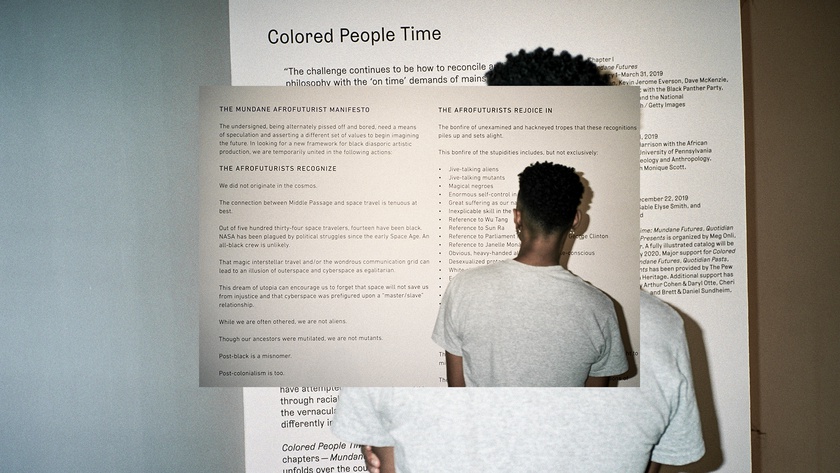 Installation View, ICA Philadelphia, Colored People Time, 2019