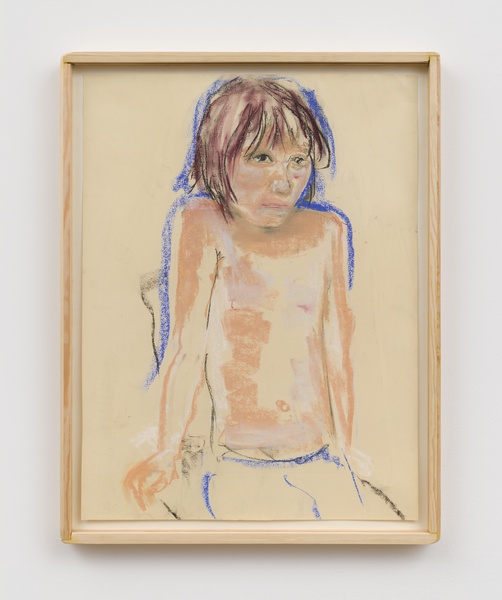 Pastel on paper, artist's pine frame, 24.8 x 18.7 in., 27.2 x 20.9 in. (framed) Photo: Charles Benton