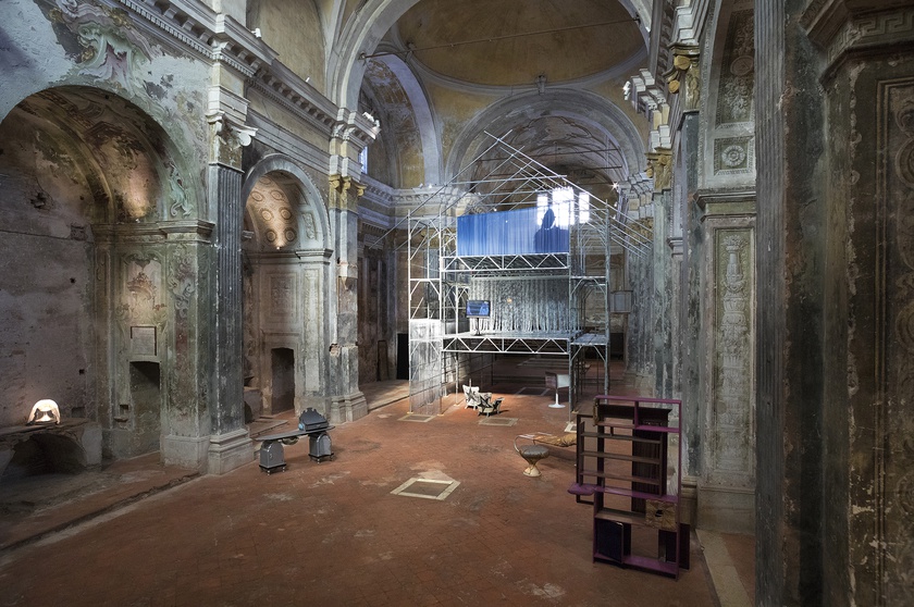 Installation view, Above the cold, San Carlo Cremona