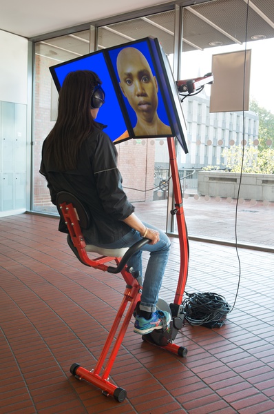 Installation view HERE AND NOW at Museum Ludwig: Transcorporealities