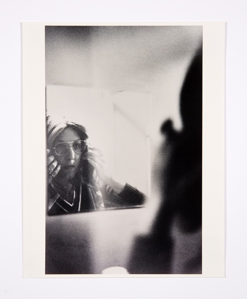 Roberta at Mirror (Lynn Hershman), 1974