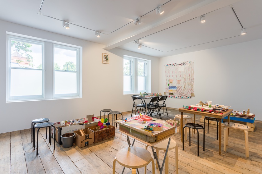 Installation View at South London Fire Station 