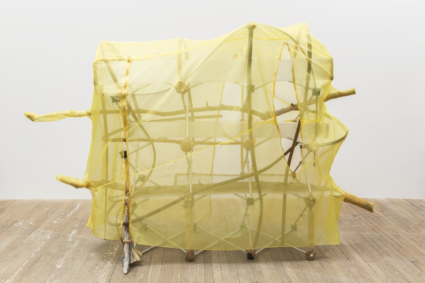 Walking up was getting into discipline, nyc stick shelf, 2019