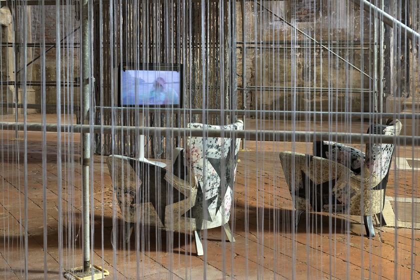 Installation view, Above the cold, San Carlo Cremona