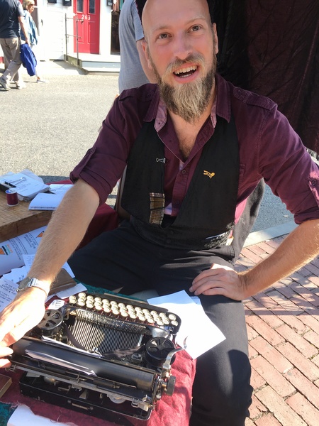 I told him I was a famous poet and he never heard of me., 2016