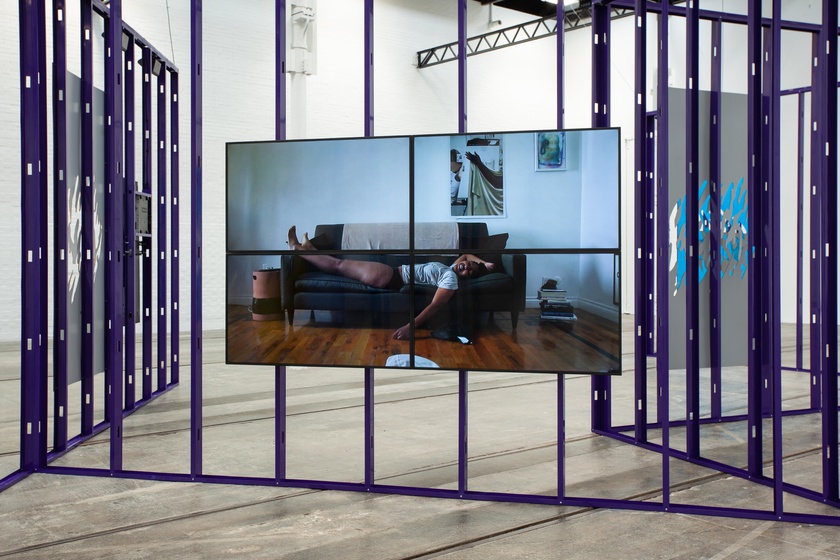 Installation View Glasgow International 2021, Tramway