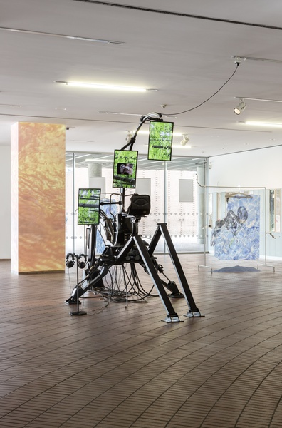Installation view HERE AND NOW at Museum Ludwig: Transcorporealities