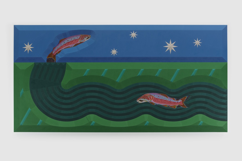 Beatified Salmon in Sheer Landscape, 2021