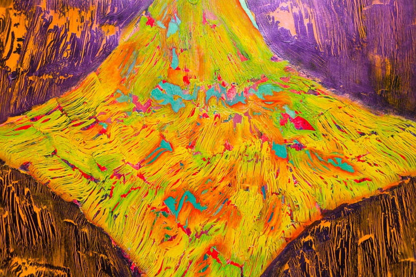 Scab Diagram (Traditional Object) (detail), 2020 