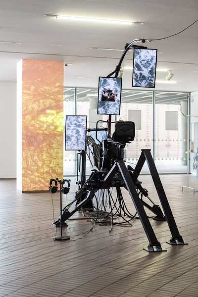 Installation views HERE AND NOW at Museum Ludwig: Transcorporealities