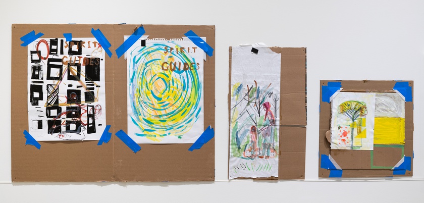 Installation view, PRAYER ROOM, HEALING STAtion, lumber room, Portland, July 10 - September 25, 2021.