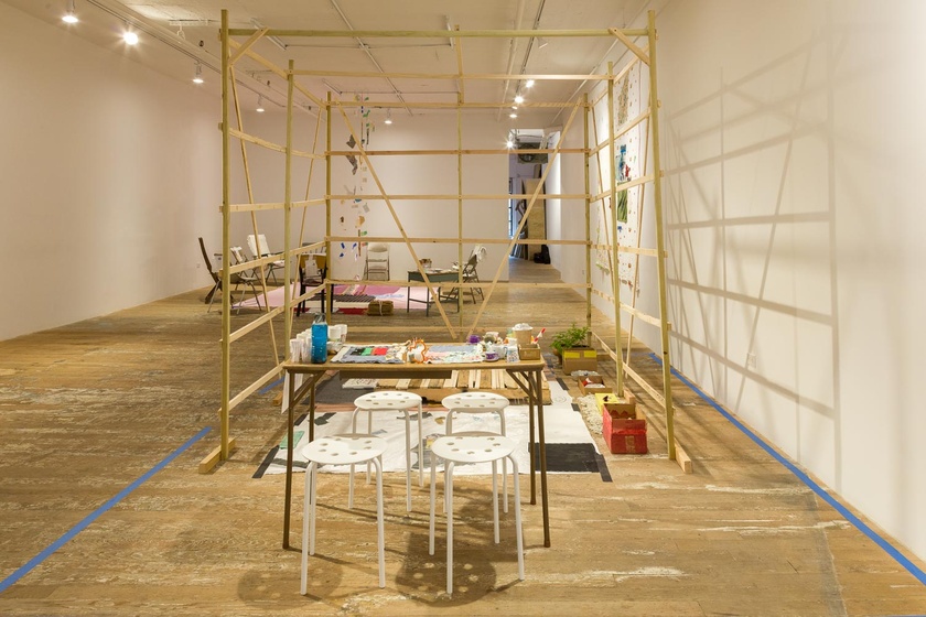 Installation View - RUN CAFÉ, 2016-2017