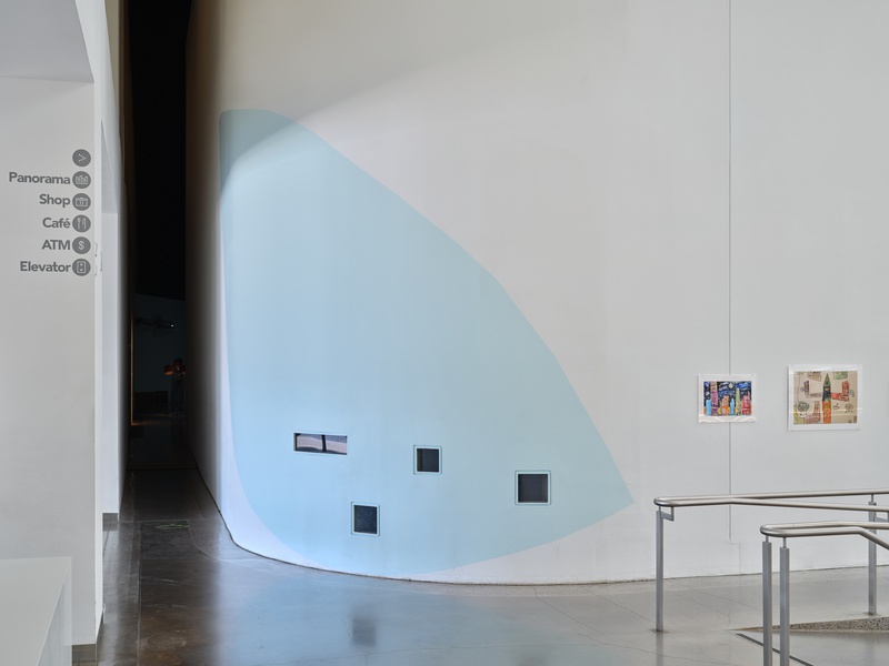 Installation view, The Conference of the Animals (A Mural), Queens Museum, Queens, New York, September 9 - January 16, 2022