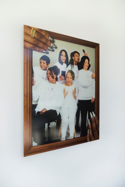 Sondra Perry, Acrylic Gel Full Set and Post Holy Land Experience Target Photo Studio Print, 2016