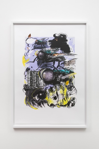 His Comb-Over Blown Up in the Wind Like a Shark's Fin, 2017